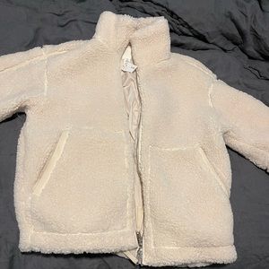NWT h&m Sherpa jacket size S